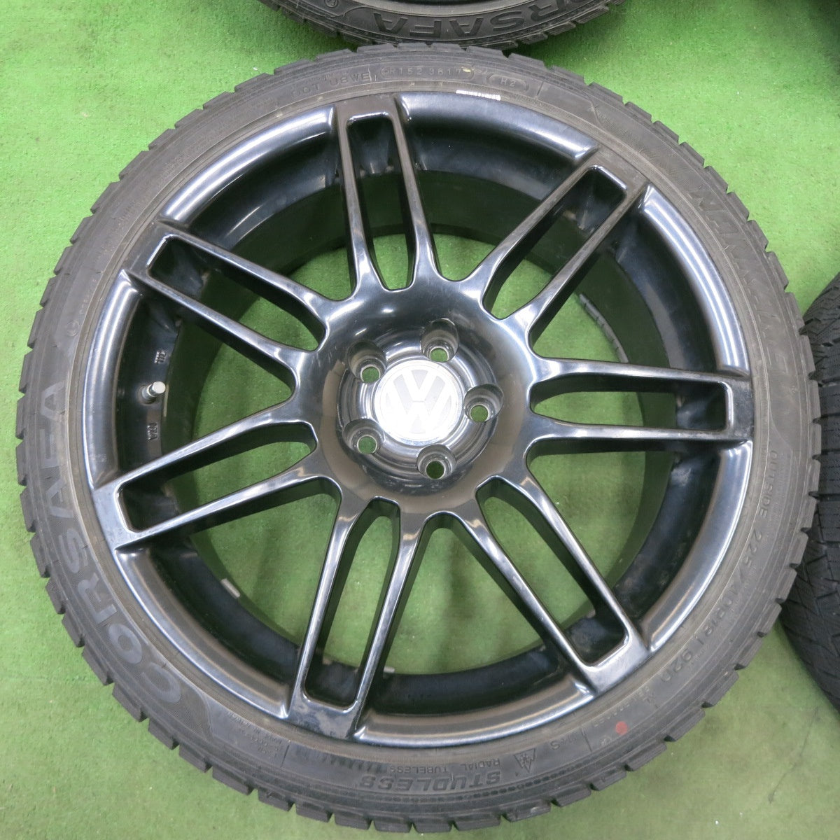 4本価格★ワーゲン 等 225/40R18 スタッドレス ナンカン CORSAFA EMN 社外 アルミ 18インチ PCD100/5H★6012003ナス