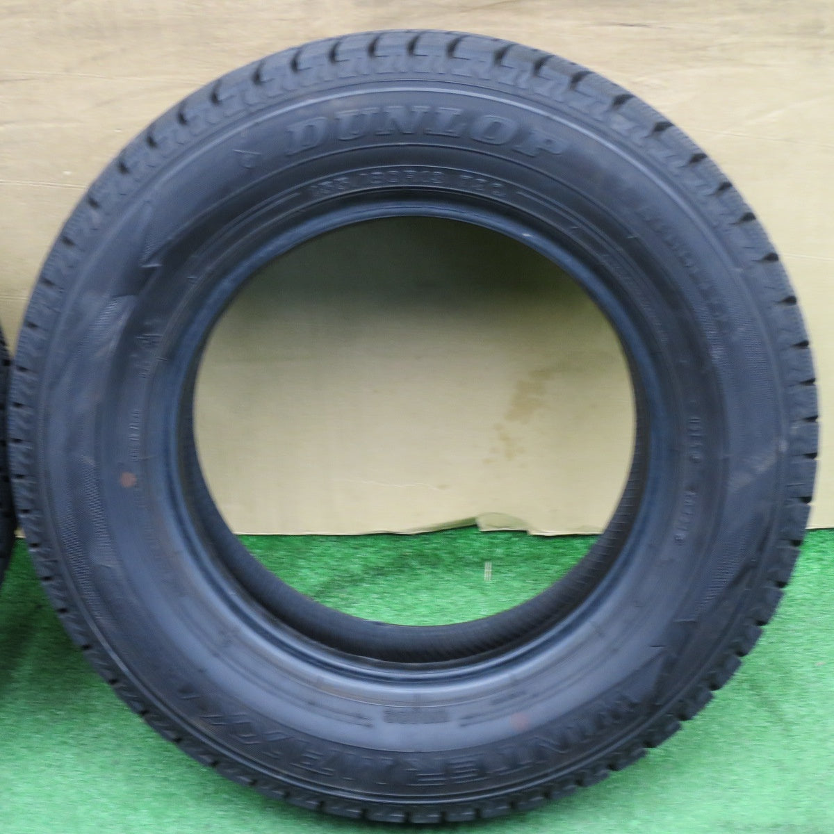 バリ溝！9.5分以上★スタッドレス 155/80R13 ダンロップ ウインターマックス WM02 タイヤ 13インチ パッソ ヴィッツ 等★6030906NKスタ