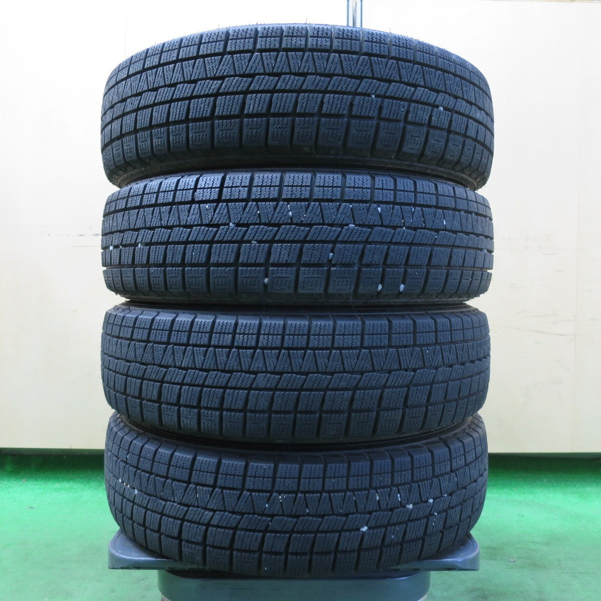 [送料無料] バリ溝！キレイ！9分★スタッドレス 155/65R14 ナンカン CORSAFA Verthandi ヴェルザンディ ヴェルサンディ 14インチ PCD100/4H★4103011イス