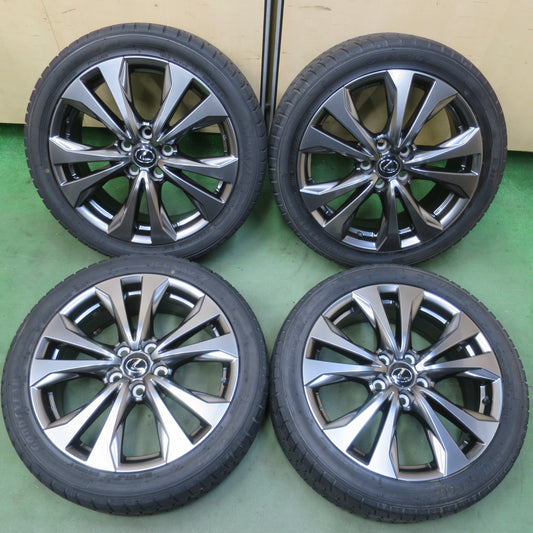キレイ◎レクサス UX Fスポーツ 純正 225/45R18 スタッドレス グッドイヤー アイスナビ7 18インチ PCD114.3/5H◎6100602イス