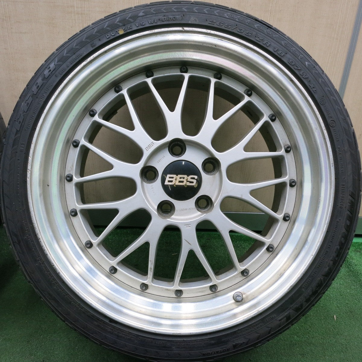 *送料無料* 4本価格★希少 BBS LM082 LM083 215/40R18 265/35R18 ファルケン ジークス ZE912 インドラジアル 6688 PCD114.3/5H★4070702HAノ