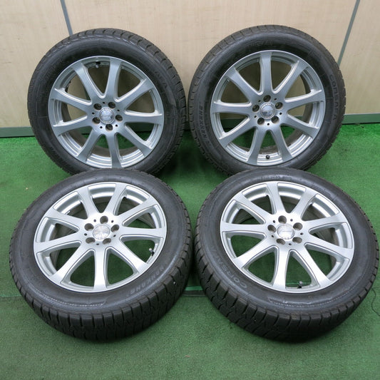 *送料無料* バリ溝！キレイ！9.5分★レガシィ等 225/50R17 スタッドレス ナンカン CORSAFA Exceeder エクシーダー 17インチ PCD100/5H★4031903NJス