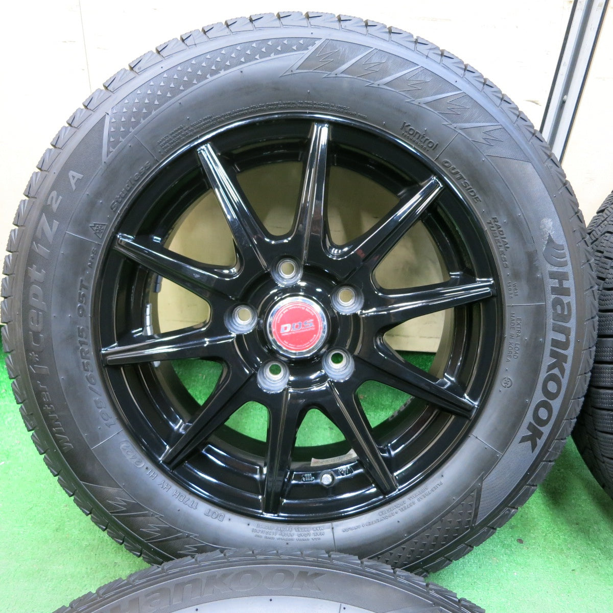[送料無料] 4本価格！22年★スタッドレス 195/65R15 ハンコック ウインター アイセプト IZ2A D.O.S. DOS 15インチ PCD114.3/5H★4092605SYス