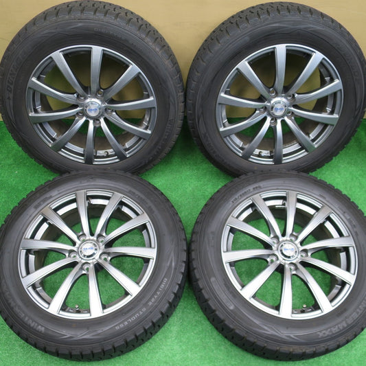 バリ溝！キレイ！9.5分以上★スタッドレス 215/60R17 ダンロップ ウインターマックス WM01 ZACK JP-110 MONZA ザック モンツァ 17インチ PCD114.3/5H★5112802NKス