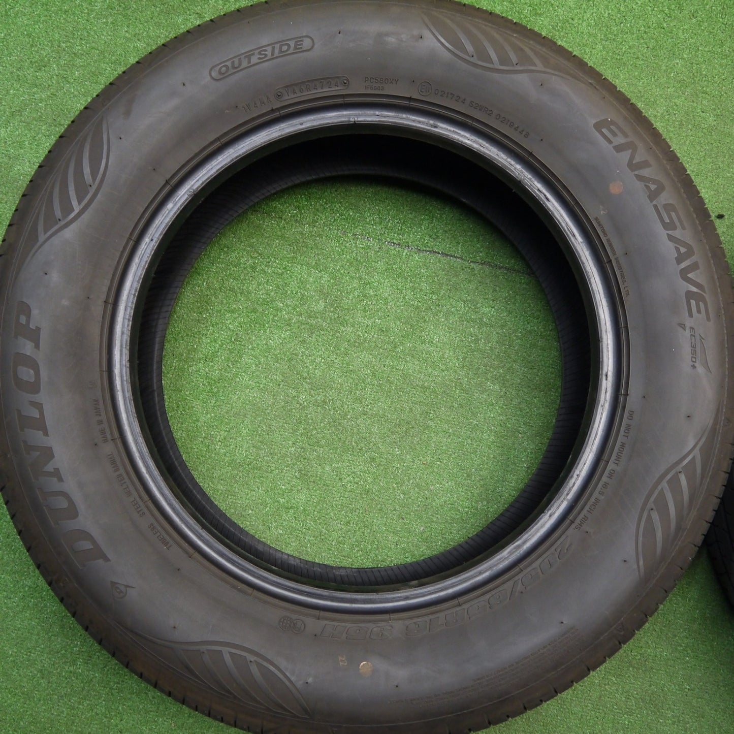 バリ溝！24年！9分★205/65R16 ダンロップ エナセーブ EC350+ タイヤ 16インチ セレナ カムリ ヤリスクロス エスティマ 等★5112506Hノタ