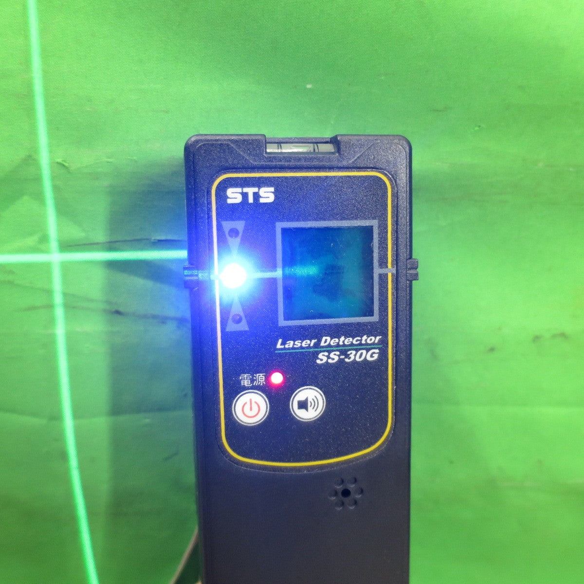 付属品付き☆ALINCO アルインコ STS フルライン グリーン レーザー 墨出器 ALC-44G 受光器 SS-30G 台座 付き 墨出し器☆