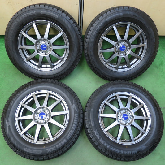 バリ溝！22年！キレイ！9.5分★スタッドレス 215/65R16 ダンロップ ウインターマックス WM02 WINNERS ウィナーズ 16インチ PCD114.3/5H★5071606イス