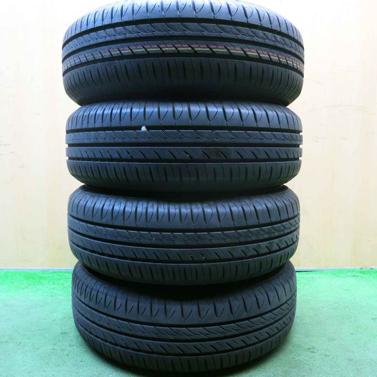 未使用！24年！バリ溝！9.5分★日産 E12 ノート 純正 スチール 185/70R14 トーヨー プロクセス CF3 14インチ PCD100/4H★5081004HAノ