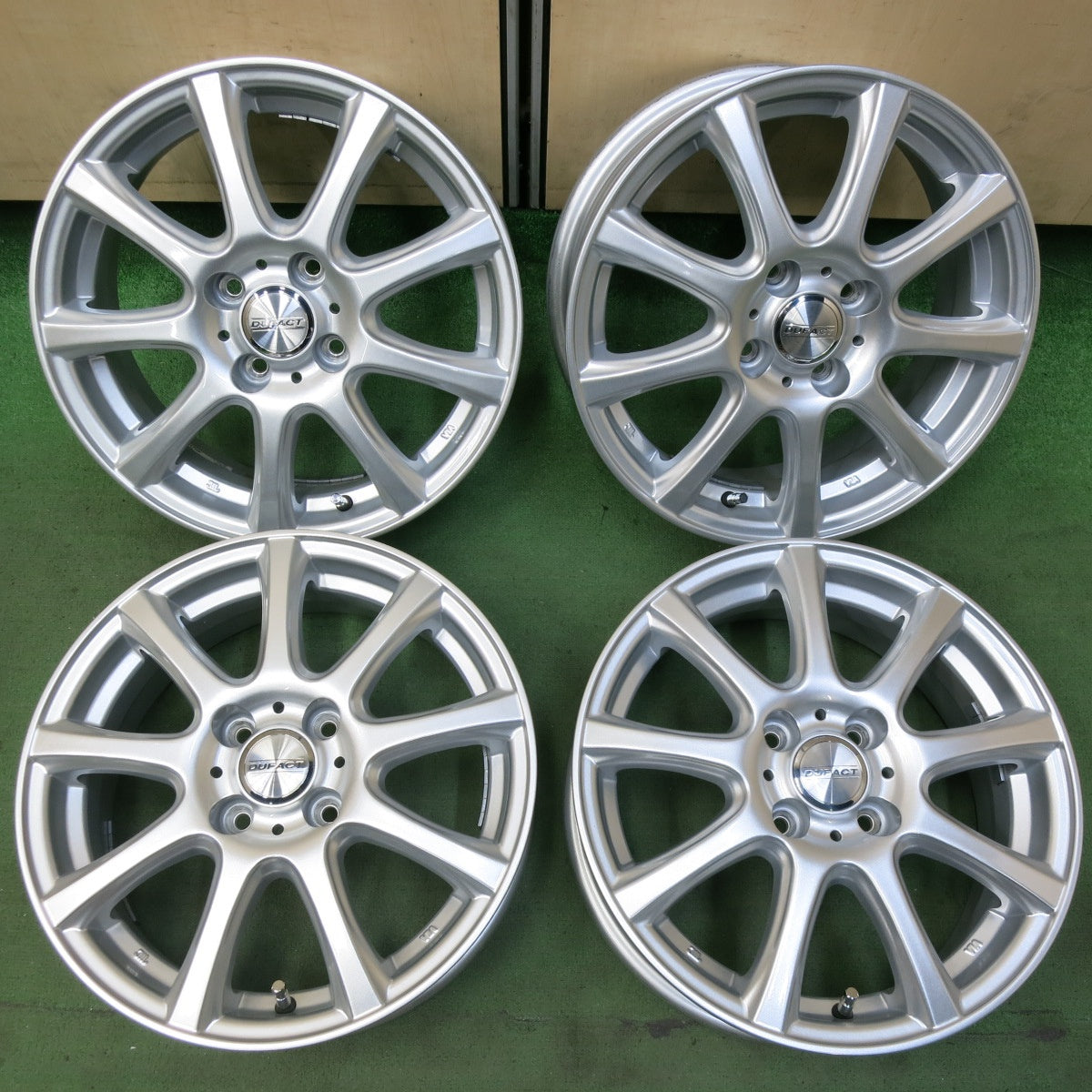 キレイ★DUFACT デュファクト 15インチ ホイール 15×5.5J PCD100/4H★5051615SYホ