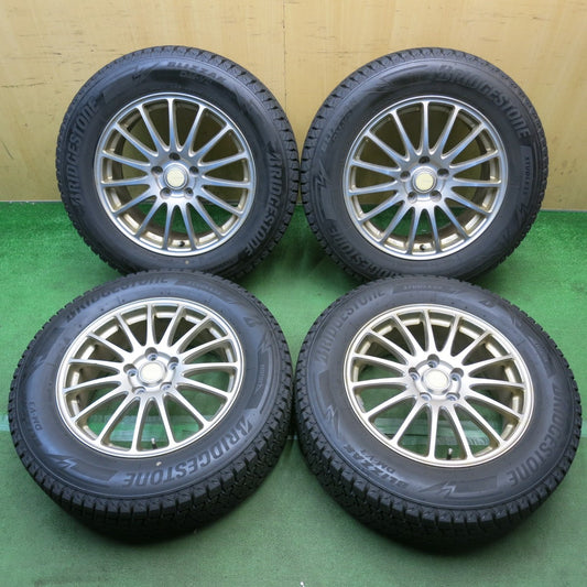 バリ溝！23年！9.5分以上◎スタッドレス 225/65R17 ブリヂストン ブリザック DM-V3 ECO FORME SE-12 エコフォルム 17インチ PCD114.3/5H◎6100402HAス