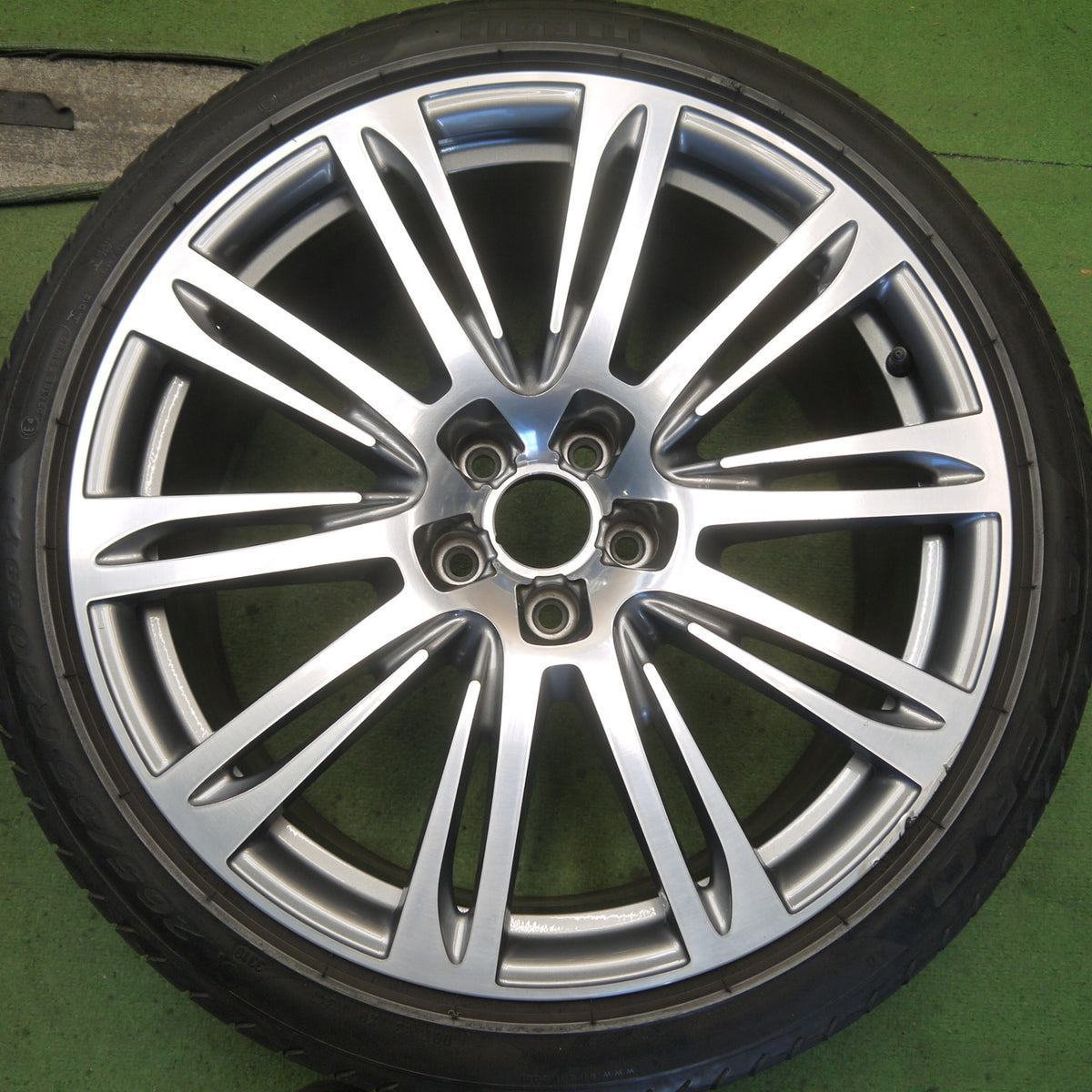 バリ溝！9分◎アウディ A7 スポーツバック 純正 265/35R20 ピレリ PZERO Pゼロ 20インチ PCD112/5H◎6090705Hノ