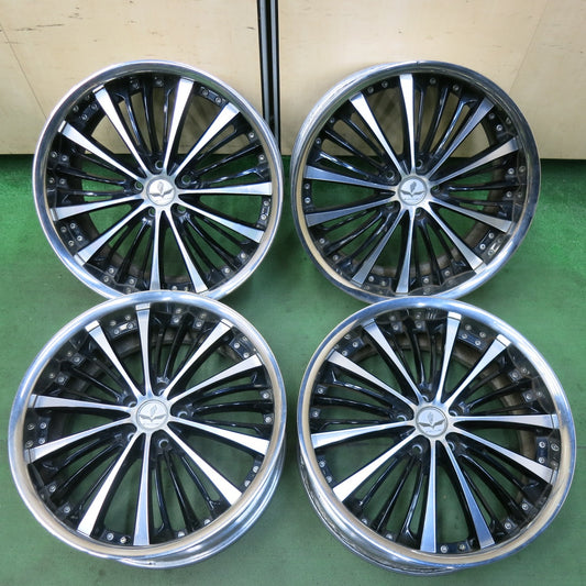 4本価格★RAYS Black Fleet V350 20インチ ホイール レイズ ブラック フリート 20×8.5J PCD114.3/5H★5071805SYホ