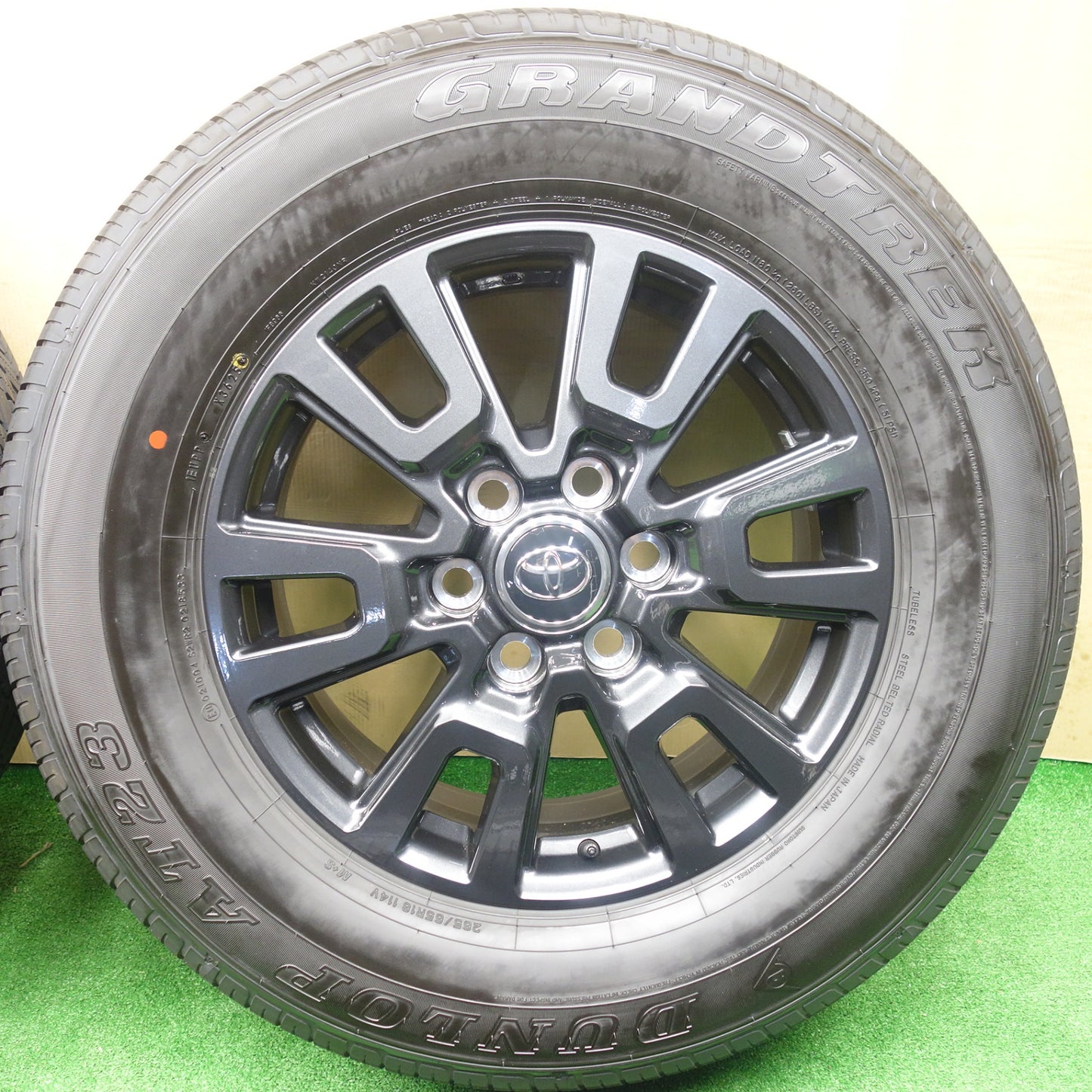 新車外し！25年★トヨタ ランクル 250 VX 純正 265/65R18 ダンロップ AT23 グラントレック 18インチ PCD139.7/6H★5122204KTノ
