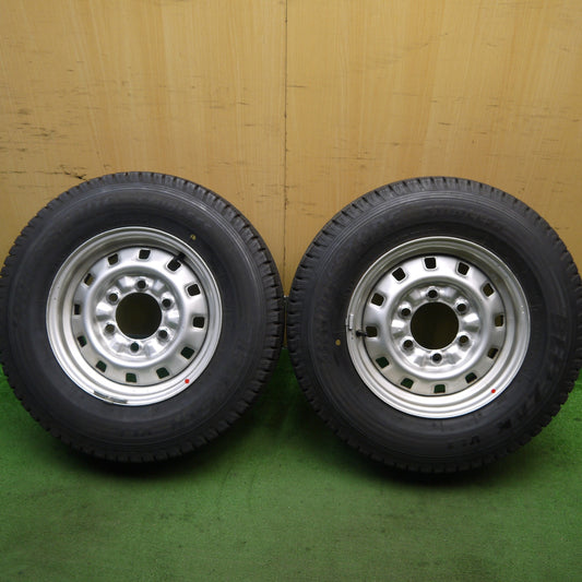 バリ溝！9分！2本★スタッドレス 185R14 8PR ブリヂストン ブリザック VL1 TOPY スチール 14インチ PCD139.7/6H★5071601Hス
