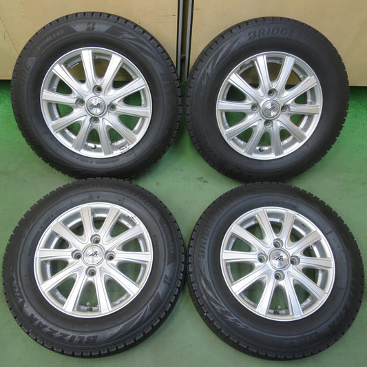 バリ溝！23年！8.5分◎スタッドレス 145/80R13 ブリヂストン ブリザック VRX2 AZ SPORTS AZスポーツ 13インチ PCD100/4H◎6080704イス