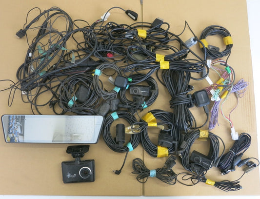 [送料無料] まとめ売り◆ドラレコ コムテック Safe Simple4 DC-DR651 azur SRM-01 KENWOOD 等 ドライブレコーダー 配線 現状品◆