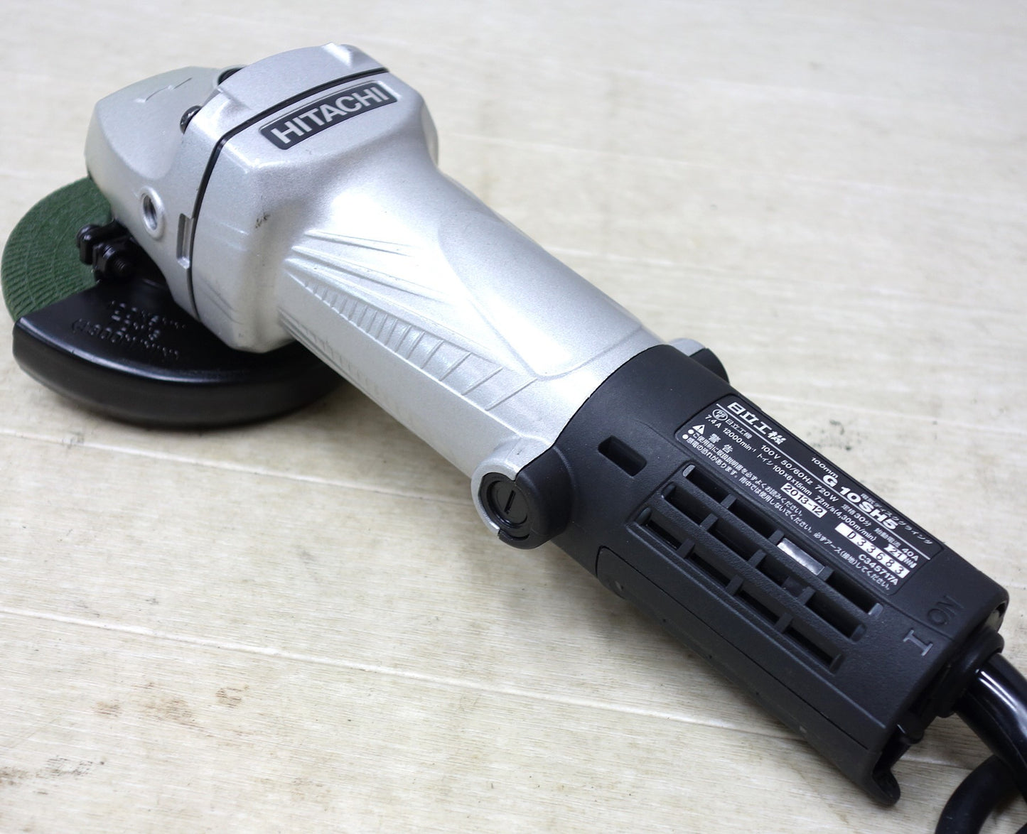 [送料無料] 美品◆HITACHI 日立工機 100mm 電気ディスクグラインダ G10SH5 研磨機 電動工具 100V 50/60Hz◆