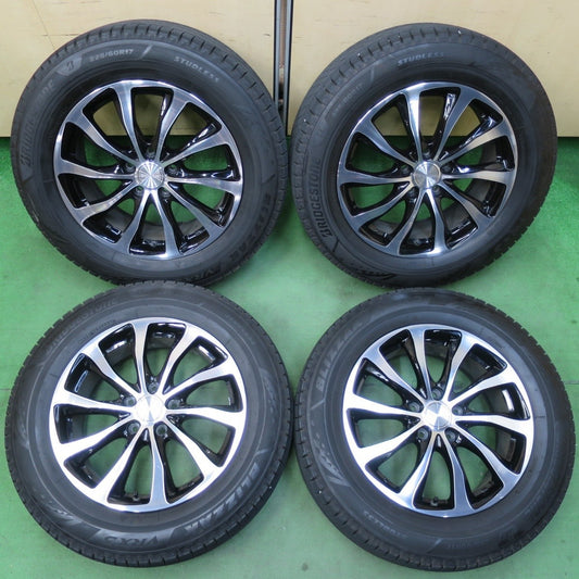 バリ溝！21年！キレイ！9.5分★スタッドレス 225/60R17 ブリヂストン ブリザック VRX3 BALMINUM バルミナ 17インチ PCD114.3/5H★5040711イス