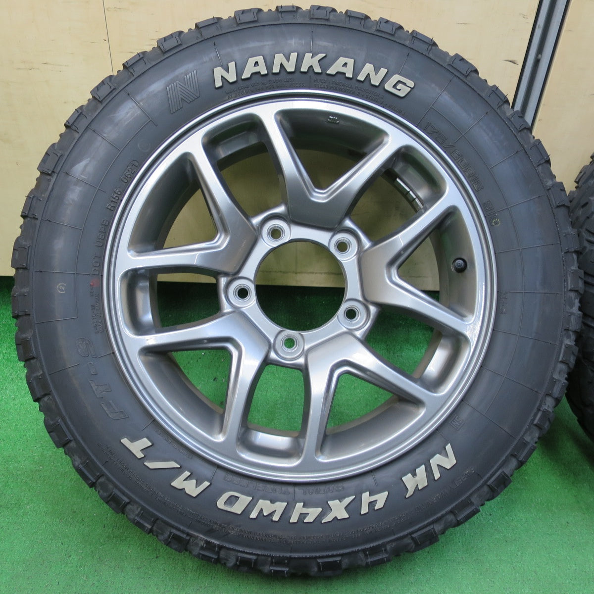 *送料無料* キレイ！21年★スズキ JB64W ジムニー 純正 175/80R16 ナンカン NK 4×4WD M/T FT-9 ホワイトレター PCD139.7/5H★4070405イノ