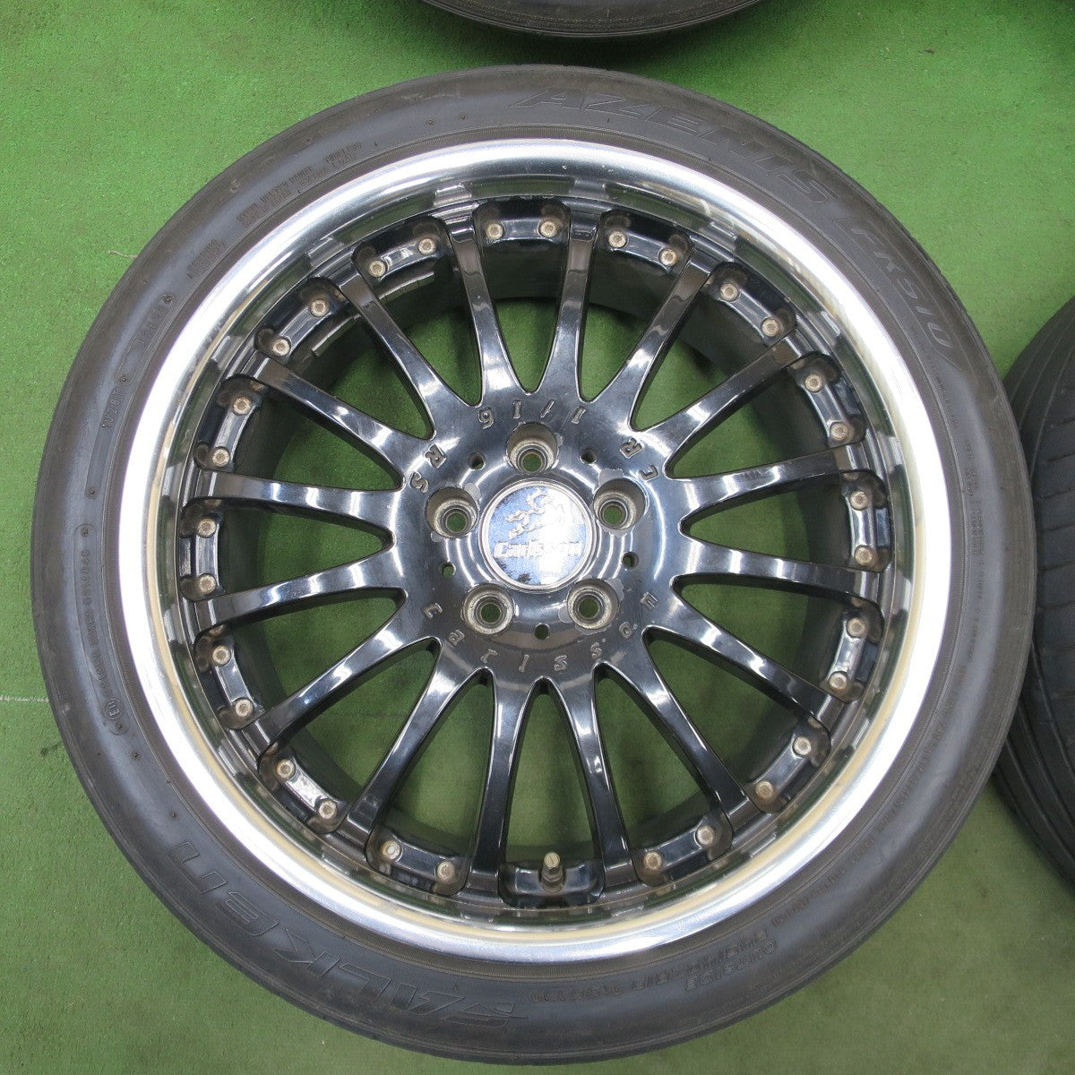 4本価格！24年★Carlsson CR 1/16 RS 245/40R19 ファルケン アゼニス FK510 FK520 カールソン 19インチ PCD114.3/5H★6032102ナノ