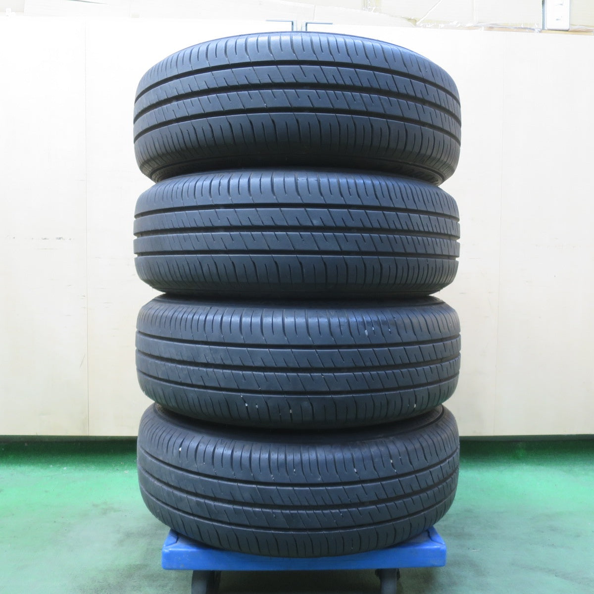 バリ溝！24年！9.5分★トヨタ 50系 プリウス 純正 195/65R15 グッドイヤー EfficientGrip ECO EG02 15インチ PCD100/5H★6040807イノ