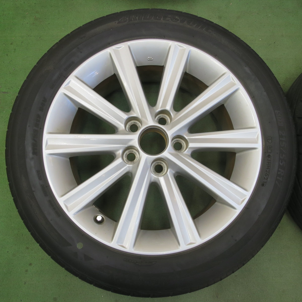 4本価格★トヨタ 50系 カムリ 純正 215/55R17 ブリヂストン ネクストリー エコピア 17インチ PCD114.3/5H★6061011イノ