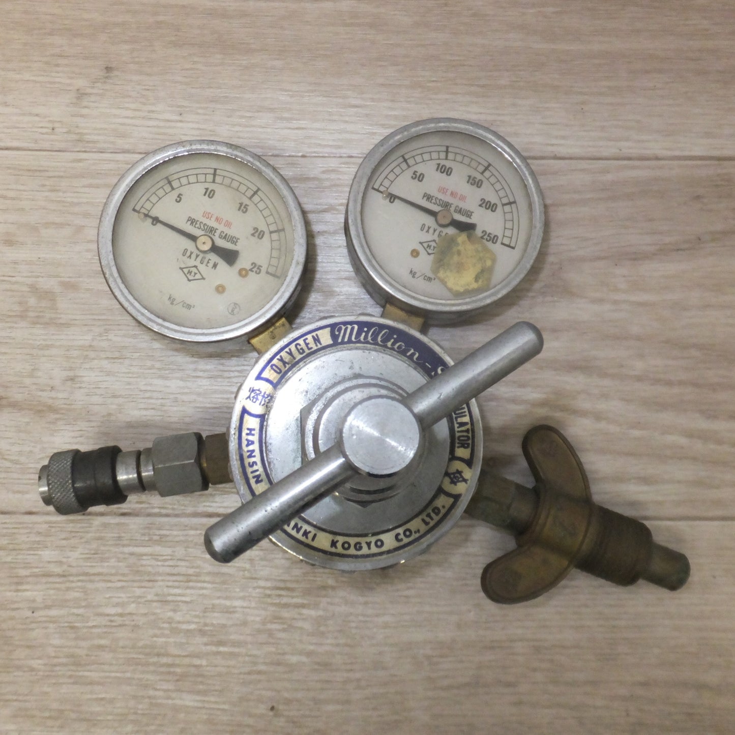 [送料無料] ★阪神鎔断器工業 OXYGEN REGULATOR Mission-S　小池酸素工業 CUSTOM REGULATOR　セット★