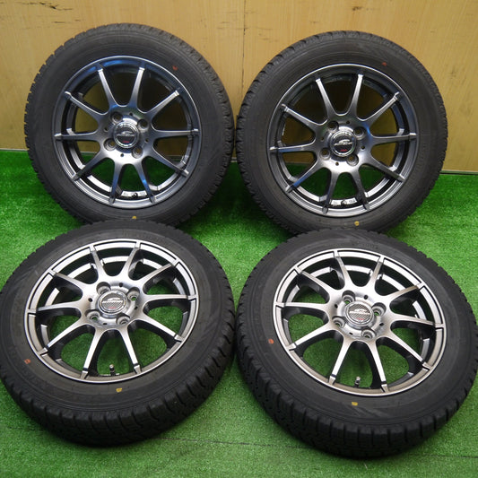 バリ溝！キレイ！9.5分★スタッドレス 155/65R14 オートバックス ノーストレック N3i SCHNEIDER シュナイダー 14インチ PCD100/4H★5102408Hス
