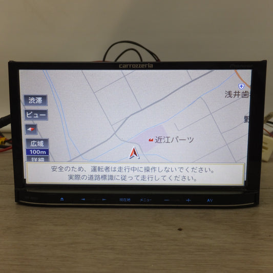 [送料無料] ★カロッツェリア carrozzeria カーナビ 楽ナビ AVIC-MRZ07　パナソニック ETC車載器 CY-ET700D　セット[14]★