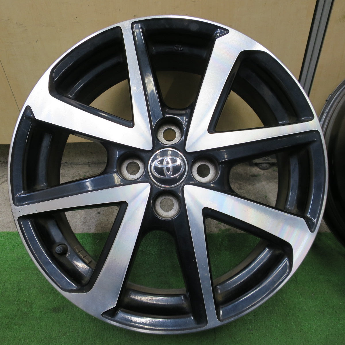 4本価格★トヨタ 160系 カローラ フィールダー W×B 純正 ホイール 16インチ 16×5.5J PCD100/4H★6051802NGホ