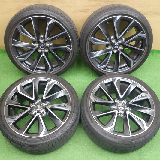 キレイ！22年★トヨタ カローラスポーツ GZ 純正 225/40R18 ダンロップ SP スポーツマックス 050 18インチ PCD100/5H★6042403KTノ