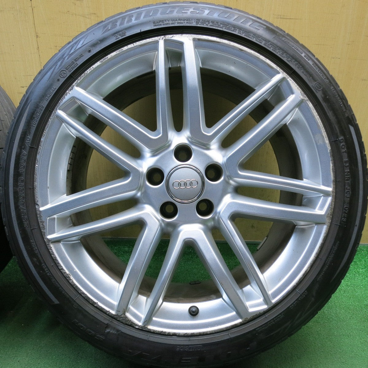 4本価格！23年◎アウディ A7 スポーツバック Sライン 純正 255/40R19 ブリヂストン ポテンザ S001 ブリヂストン ポテンザ スポーツ 19インチ PCD112/5H◎6082901HAノ