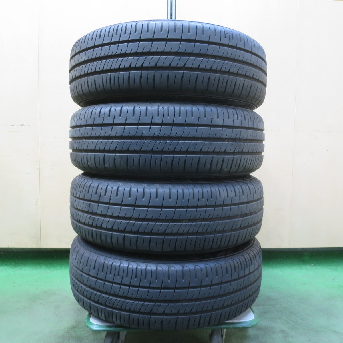 バリ溝！25年！ほぼ10分★ホンダ フィット シャトル 純正 185/60R15 ダンロップ エナセーブ EC204 15インチ PCD100/4H★6052911イノ
