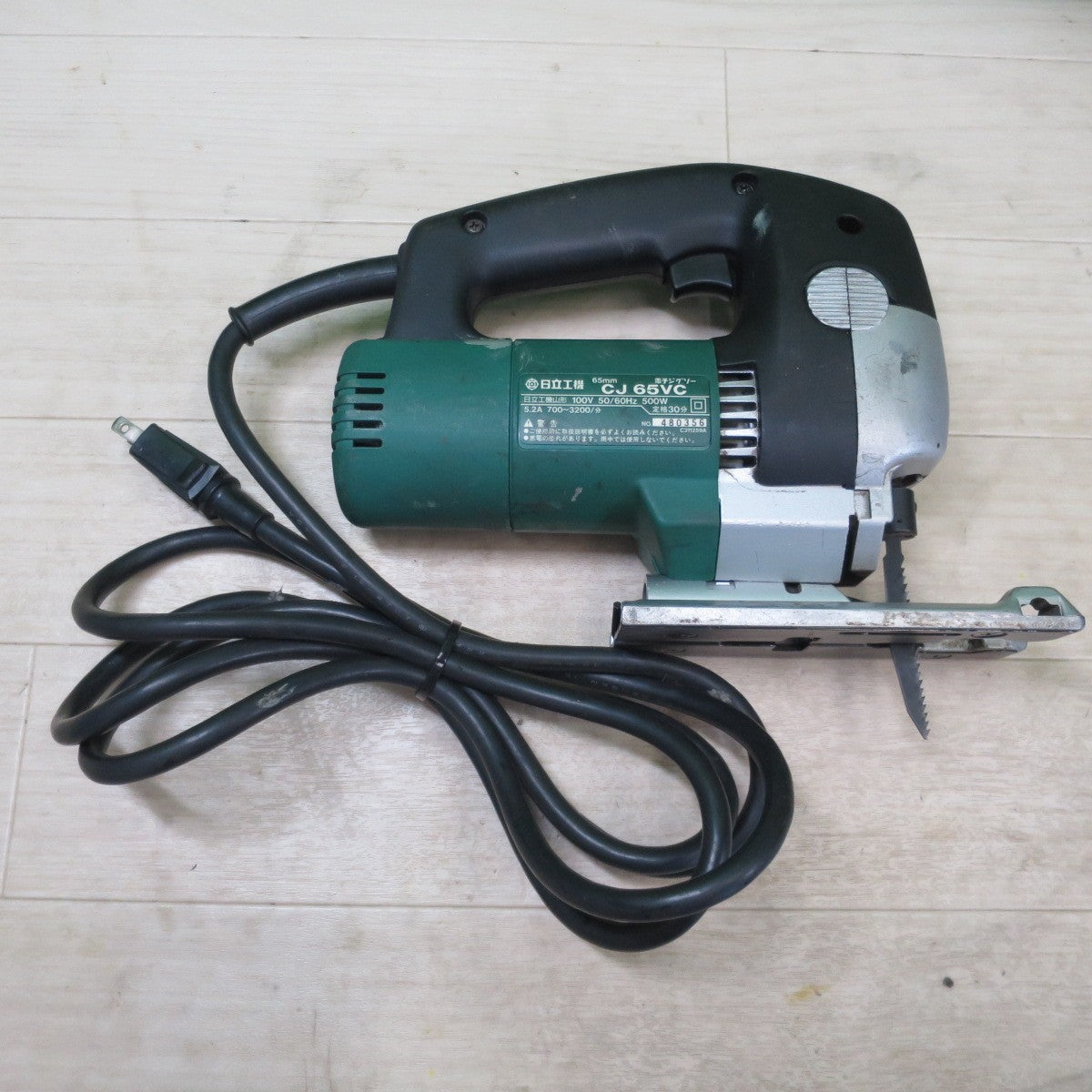 ☆日立 65mm 電子 ジグソー CJ65VC 電動 工具 切断機 電気 ノコギリ のこぎり コード式 HITACHI 100V☆