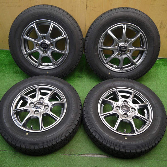 バリ溝！23年！キレイ！ほぼ10分★スタッドレス 145/80R13 グッドイヤー アイスナビ7 Verthandi ヴェルサンディ ヴェルザンディ 13インチ PCD100/4H★5031701Hス