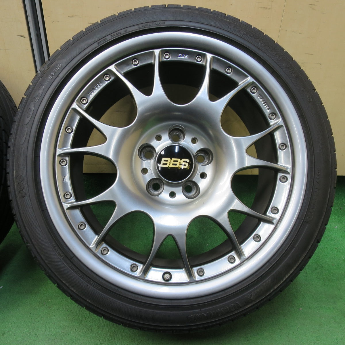 [送料無料] 4本価格★BBS CH500 CH502 鍛造 225/45R18 ヨコハマ DNA エコス ES300 18インチ PCD114.3/5H★5011313イノ