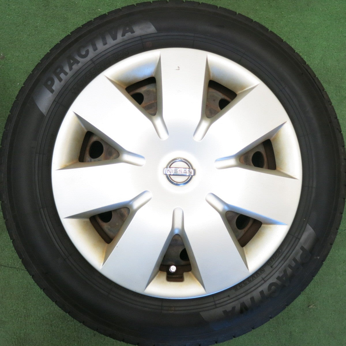ほぼ未使用！25年★日産 ノート 純正 スチール 175/65R14 プラクティバ ヨコハマ 14インチ PCD100/4H★6051702HAノ