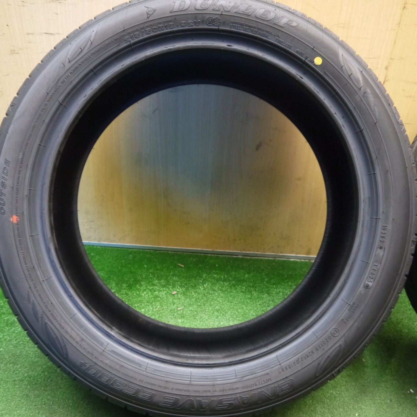新車外し！25年★215/50R18 ダンロップ エナセーブ EC300+ タイヤ 18インチ ヤリスクロス CH-R CX-3 等★6031604Hノタ