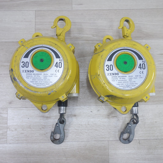 [送料無料] 2点まとめ売り◆ENDO 遠藤工業 スプリング バランサー EWF-40 1.5m 30-40kg 工具 道具◆