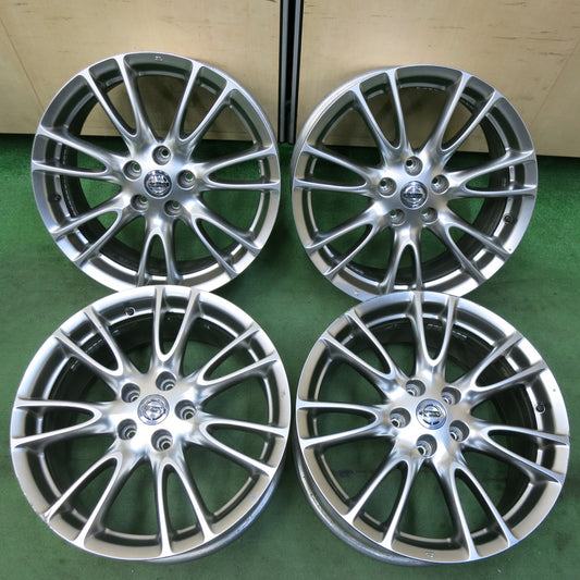 4本価格★日産 V36 スカイライン 純正 ENKEI ホイール 18インチ 18×7.5J 18×8.5J エンケイ PCD114.3/5H★5041802SYホ