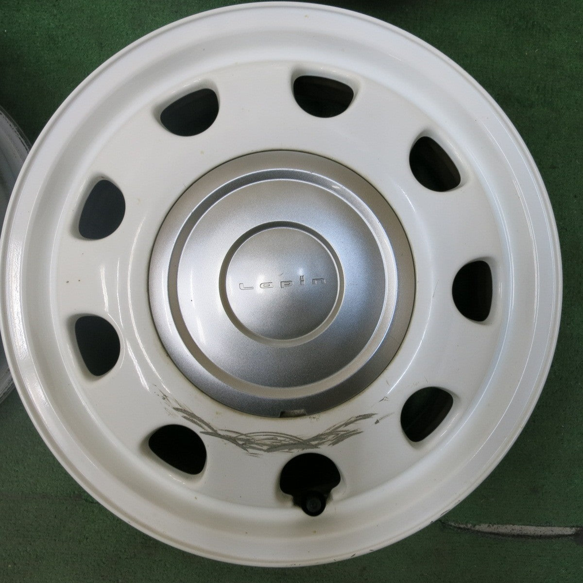 [送料無料] キレイ★スズキ ラパン ショコラ HE22S 純正 ENKEI ホイール 14インチ 14×4.5J エンケイ PCD100/4H★4101010SYホ