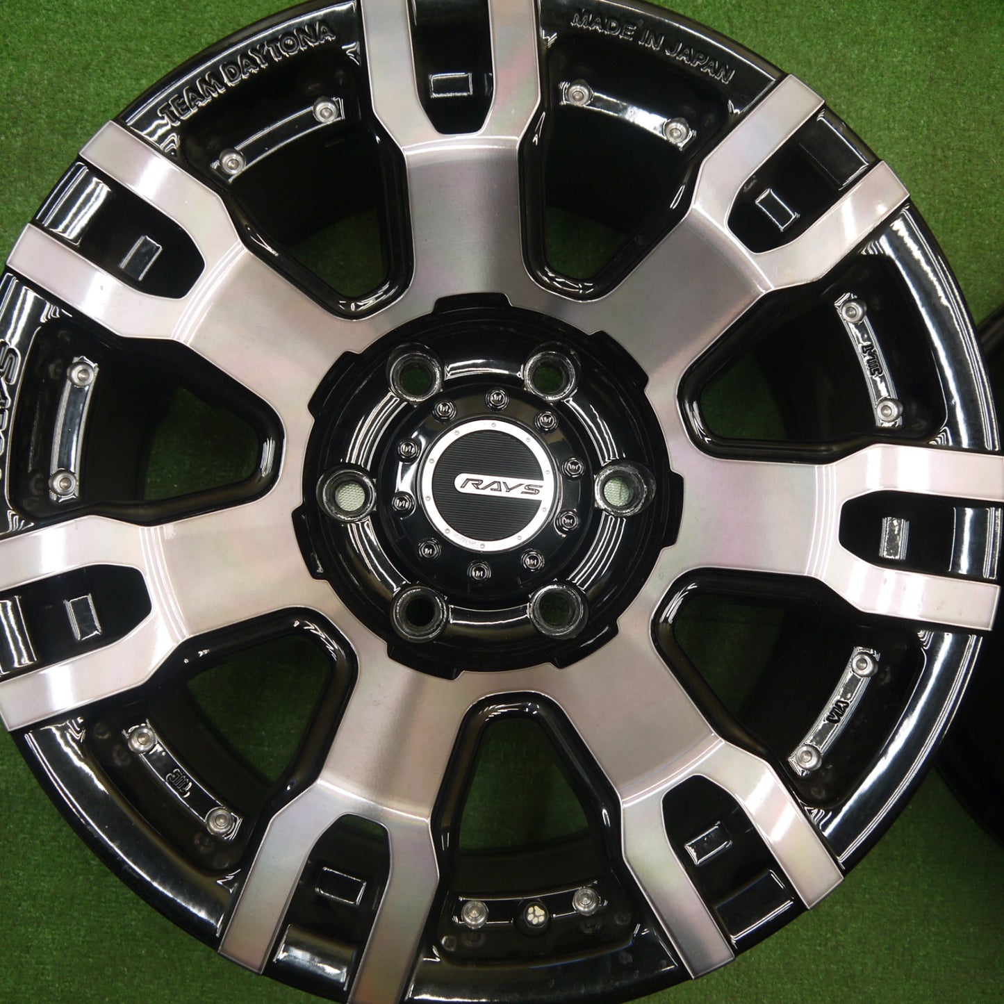 キレイ★RAYS DAYTONA FDX-F7S 17インチ ホイール レイズ デイトナ 17×8J PCD139.7/6H★6010608Hホ