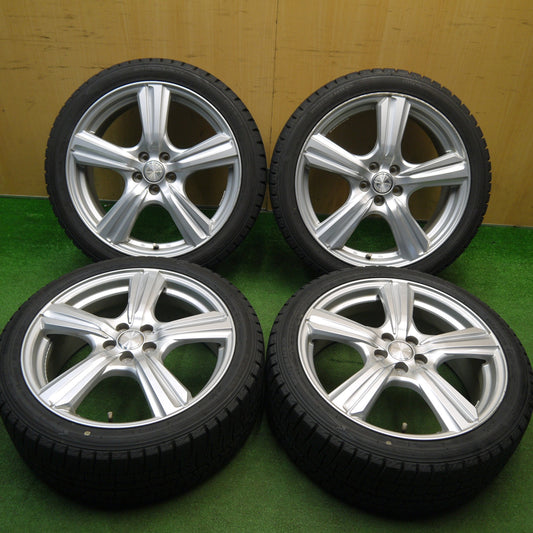 バリ溝！24年！9.5分★レガシィ 等 225/40R18 スタッドレス ダンロップ ウインターマックス WM02 VIOLENTO ヴィオレント 18インチ PCD100/5H★5121001Hス
