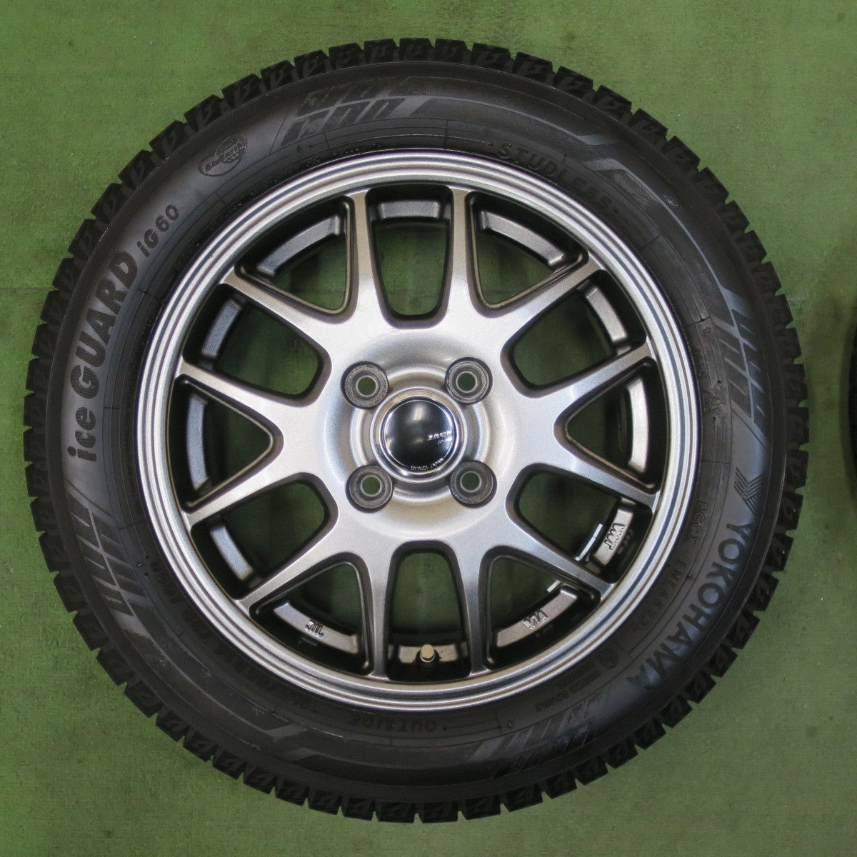 バリ溝！23年！キレイ！9.5分以上★スタッドレス 165/65R14 ヨコハマ アイスガード iG60 ZACK JP-205 MONZA ザック モンツァ 14インチ ソリオ ハスラー 等 PCD100/4H★5122604TTス