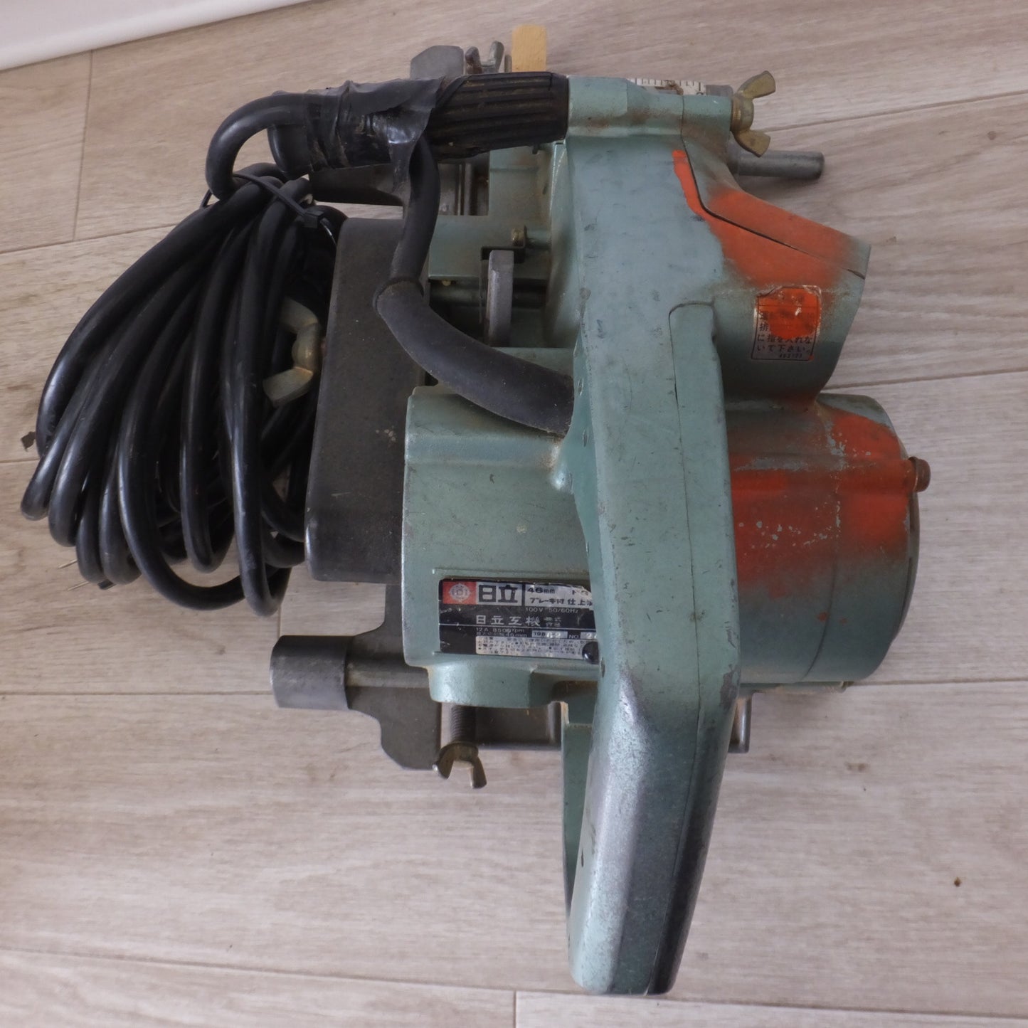 [送料無料] ★日立 HITACHI 46mm ブレーキ付 仕上溝切 PG21B　100V 50/60Hz 12A 8500rpm★