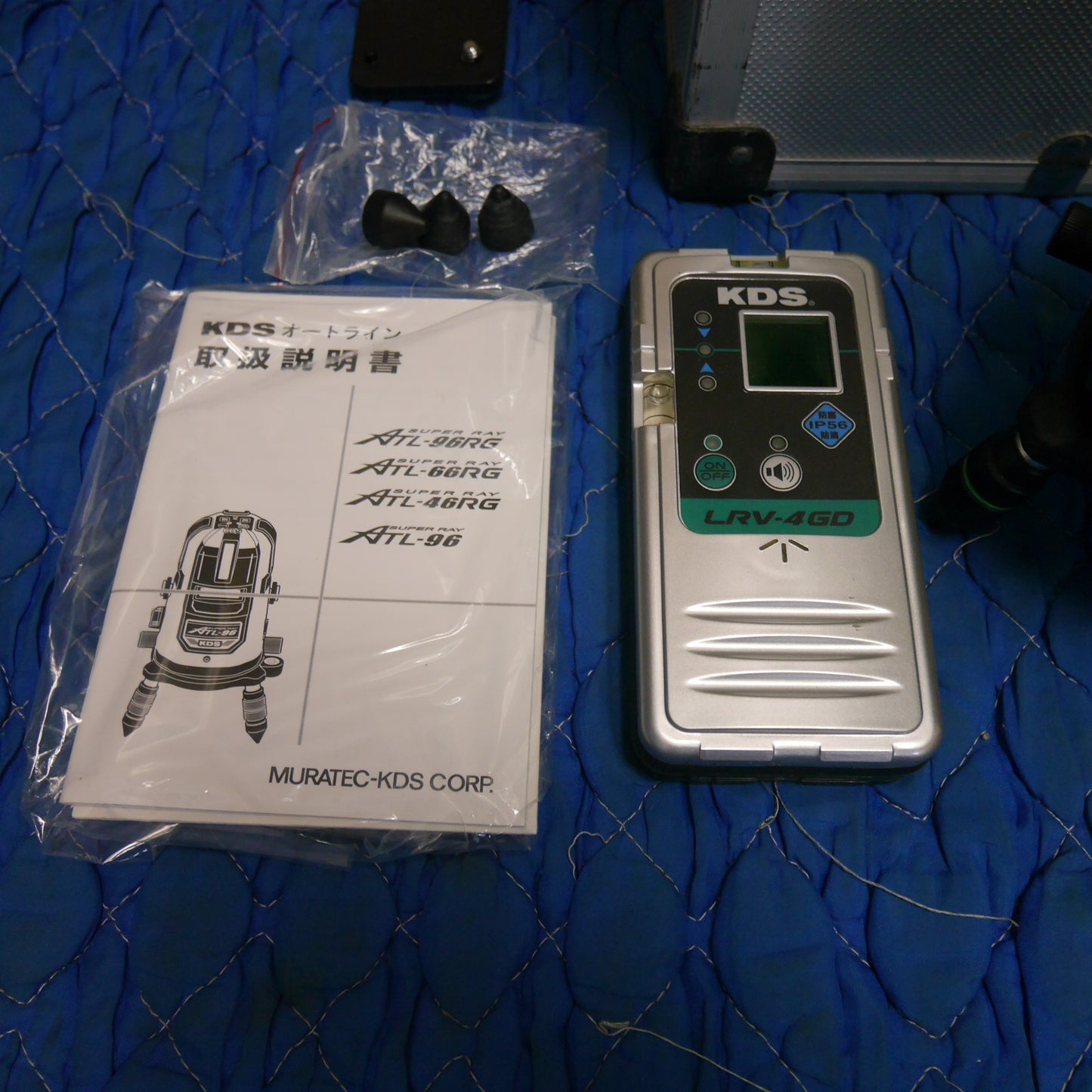 [送料無料] 付属品付き☆ムラテック KDS 360° 高輝度 グリーン レーザー 墨出し器 ATL-96RG レーザー レシーバー LRV-4GD☆