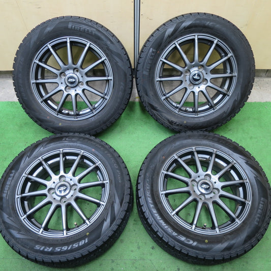 4本価格★スタッドレス 185/65R15 ピレリ アイスアシンメトリコ プラス TEAD テッド 15インチ PCD100/4H★5060404TTス