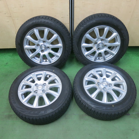 バリ溝！23年！9分★スタッドレス 165/65R14 ブリヂストン ブリザック VRX2 JOKER ジョーカー 14インチ ソリオ ハスラー 等 PCD100/4H★5102201SKス