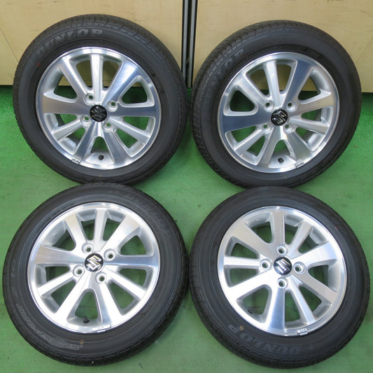 バリ溝！24年！キレイ！9分★スズキ エブリイ 純正 165/60R14 ダンロップ SP スポーツ 230 14インチ エブリィ エブリー PCD100/4H★5061107イノ