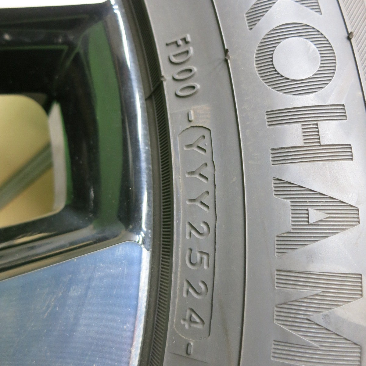 バリ溝！24年！9.5分！1本★ホンダ ZR-V Zグレード 純正 225/55R18 ヨコハマ アドバン dB V552 18インチ PCD114.3/5H★5051601ナノ